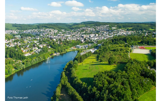 Blick auf Olpe Foto Thomas Leith