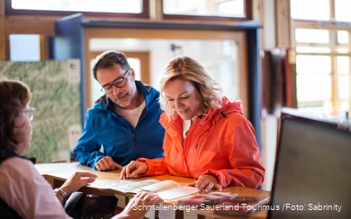 Beratung in der Tourist-Information