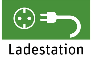 Hinweis auf E-Bike Ladestationen im Sauerland