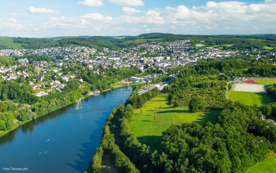 Blick auf Olpe Foto Thomas Leith