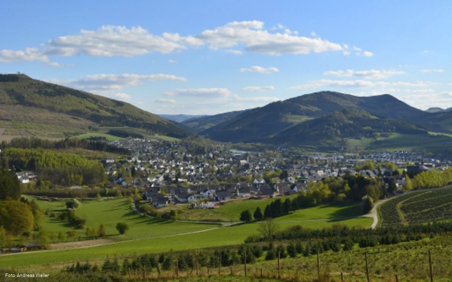 Blick auf Olsberg Foto Andreas Weller