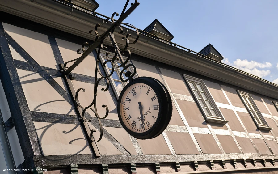 Detailaufnahme in der historischen Altstadt Freudenberg Detailaufnahme in der historischen Altstadt Freudenberg