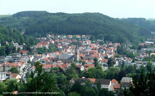 Blick auf Marsberg