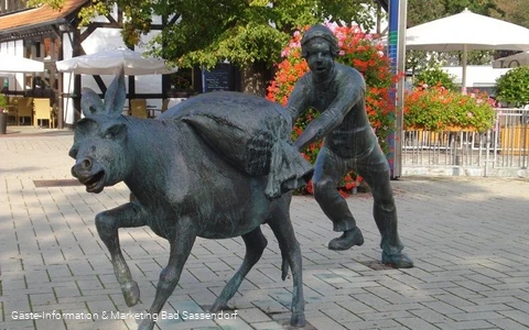 Salzesel auf dem Sälzerplatz Bad Sassendorf