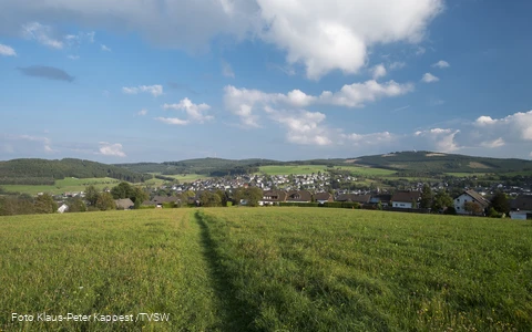 Blick über Erndtebrück Foto Klaus Peter Kappest
