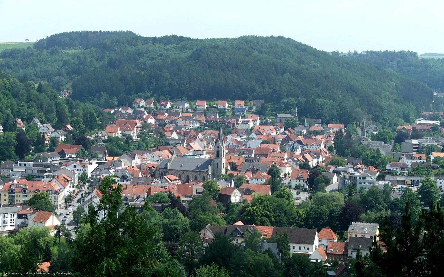 Blick auf Marsberg