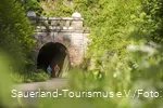 Der Hohenhainer Tunnel vor Freudenberg.