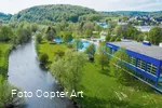 Ruhr und Schwimmbad in Meschede Foto Copter Art