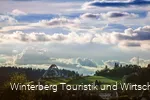 Blick auf die Skisprungschanze in Winterberg