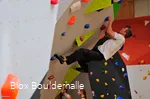 Beim Bouldern